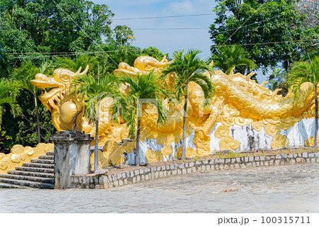 Pagoda in Vietnam 100315711