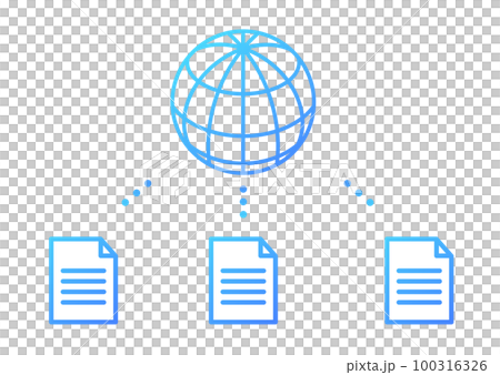 internet illustration 100316326