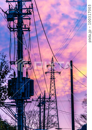 夕暮れ 夕暮れ 100317003