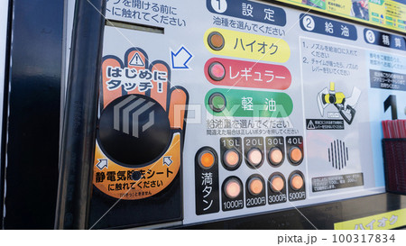 ガソリンの給油 ガソリンの給油 100317834