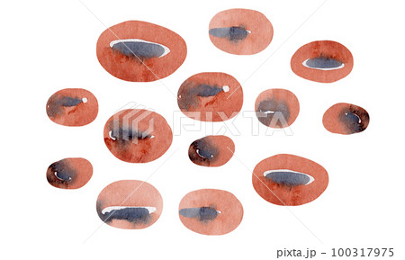 Leopard set leopard, jaguar spots. Funny drawing. Watercolor illustrations about animals. Hand drawn, texture wallpaper, fashion fabric, textile. Abstract skin. Painting with a brush. Leopard set leopard, jaguar spots. Funny drawing. Watercolor illustrations about animals. Hand drawn, texture wallpaper, fashion fabric, textile. Abstract skin. Painting with a brush. 100317975