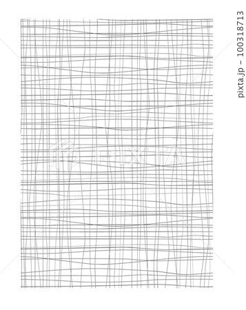 Hand drawn line art freehand grid vector outline texture. Abstract threads vector background. Background texture for banner, card, poster, identity, web design 100318713