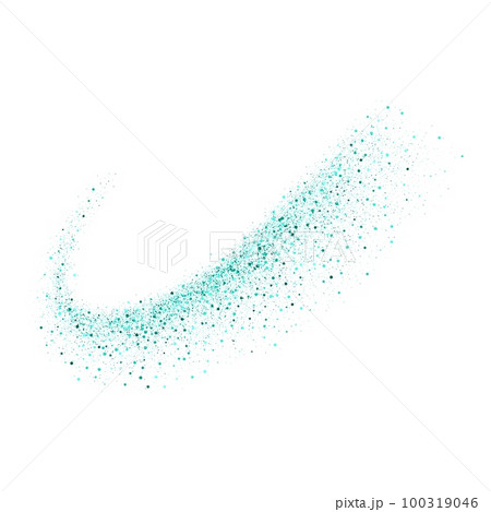 Abstract shiny green glitter design element 100319046