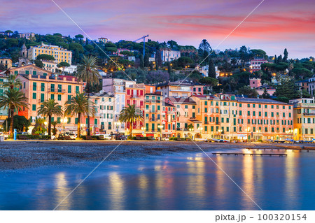 The coast of Santa Margherita Ligure, Italy The coast of Santa Margherita Ligure, Italy 100320154