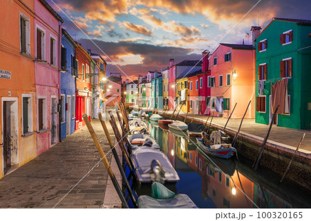Burano, Venice, Italy Along Canals Burano, Venice, Italy Along Canals 100320165