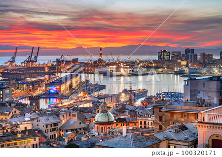Genova, Italy on the Port Genova, Italy on the Port 100320171