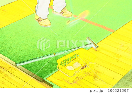 イラスト 得点を競う介護レクレーションゲーム スカットボール21 イラスト 得点を競う介護レクレーションゲーム スカットボール21 100321397