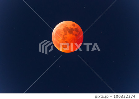 皆既月食・2022年11月8日 100322374