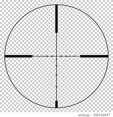 シンプルなターゲットまたはスコープのアイコン シンプルなターゲットまたはスコープのアイコン 100328647