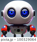 Cute sad little robot, highly detailed and photo realistic, Generative AI 100329064