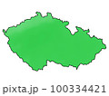 少しゆるいチェコ共和国地図 100334421