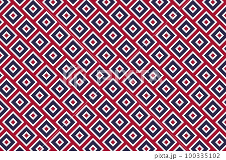 Geometric pattern in the colors of the national flag of Thailand. The colors of Thailand. 100335102