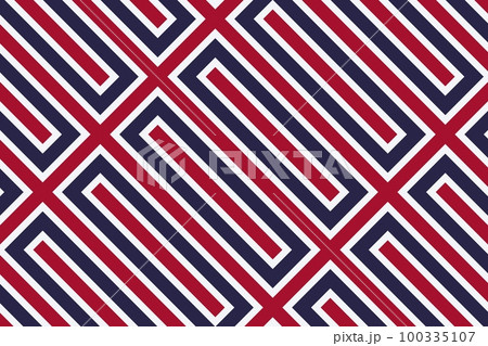 Geometric pattern in the colors of the national flag of Thailand. The colors of Thailand. Geometric pattern in the colors of the national flag of Thailand. The colors of Thailand. 100335107