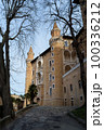 Facade of the Ducal Palace of Urbino, Italy 100336212