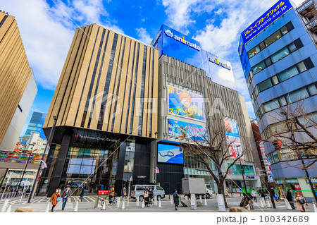東京 豊島区東池袋の都市風景 アニメイト池袋本店 東京 豊島区東池袋の都市風景 アニメイト池袋本店 100342689