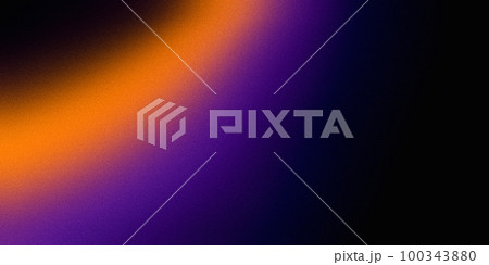 Vibrant grainy color gradient wave on black background, orange purple abstract banner design, copy space Vibrant grainy color gradient wave on black background, orange purple abstract banner design, copy space 100343880