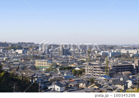 明星山三室戸寺　梅園から宇治・八幡市方面を望む 100345206