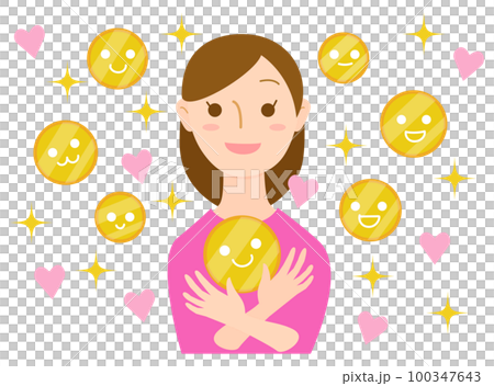 與金錢先生是好朋友的微笑女人(有錢人) 與金錢先生是好朋友的微笑女人(有錢人) 100347643