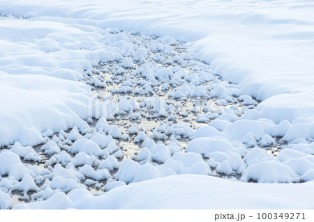 糠平湖のフロストフラワー06 100349271