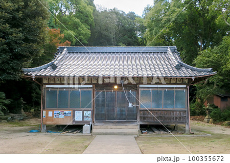 広島・尾道 岩子島 厳島神社 拝殿 100355672