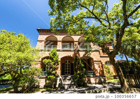 Building view of the Former British Consular Residence in Tamsui, New Taipei City, Taiwan. it is one of the famous attractions in Taiwan. Building view of the Former British Consular Residence in Tamsui, New Taipei City, Taiwan. it is one of the famous attractions in Taiwan. 100356657