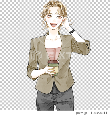 穿西裝的女人③ 100358011