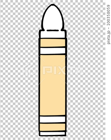 白色蠟筆的插圖素材 100358059