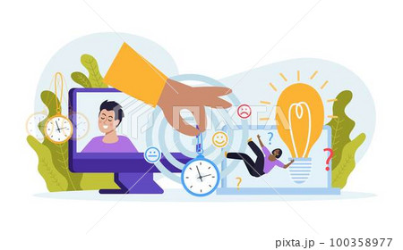 Hypnosis Therapy Flat Composition 100358977