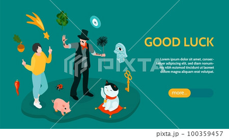 Good Luck Horizontal Banner Good Luck Horizontal Banner 100359457