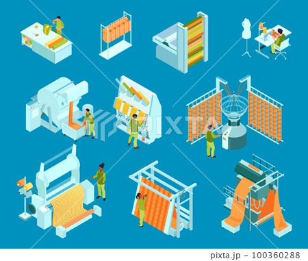 Textile Industry Color Set 100360288