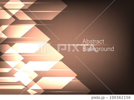 earth-toned color rectangle. geometric abstract technology background illustration, mirror reflection graphic concept, motion, design for the cover, flyer, poster, web 100362156