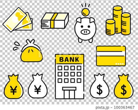 Financial image icon illustration 100363467