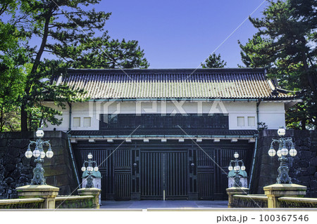 皇居 石橋正門 皇居 石橋正門 100367546