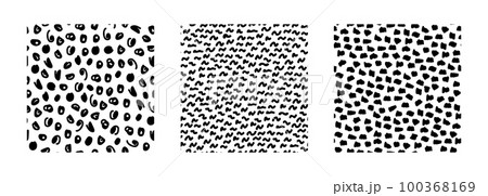 Set of abstract seamless patterns with textures 100368169