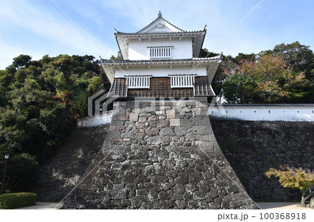 大村城　復元された板敷櫓 100368918