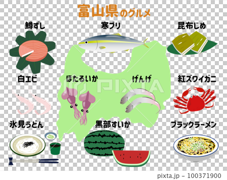 Toyama prefecture's food, specialties, specialties Toyama prefecture's food, specialties, specialties 100371900