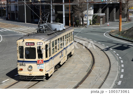 路面電車　熊本市交通局（熊本市電） 21  1060形 1063号 100373061