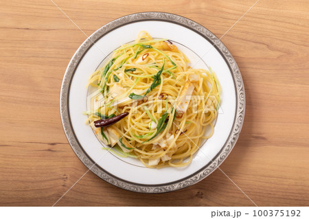 厚揚げと水菜のぺペロンチーノ 100375192