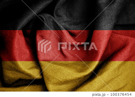 Flag texture on the silk background 100376454