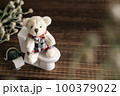 トイレとクマのぬいぐるみ　トイレトレーニング 100379022