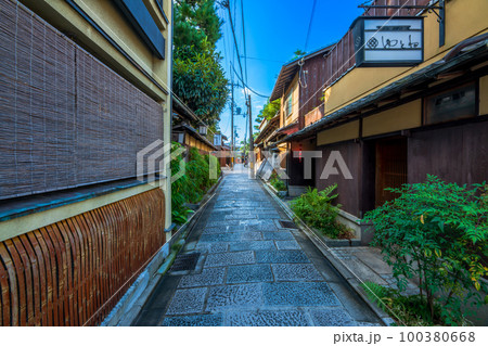 京都 東山 三寧坂 二寧坂 周辺の町並み 京都 東山 三寧坂 二寧坂 周辺の町並み 100380668
