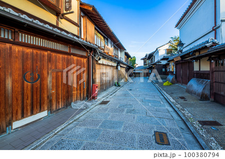 京都 東山 三寧坂 二寧坂 周辺の町並み 京都 東山 三寧坂 二寧坂 周辺の町並み 100380794