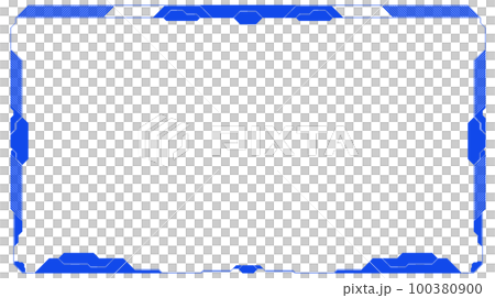 HUD frame blue 100380900