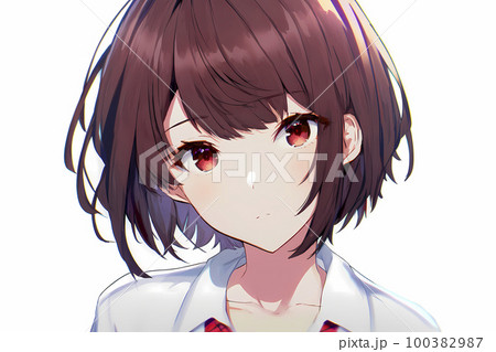 心配そうな顔でこちらを見る女子高生「AI生成画像」 心配そうな顔でこちらを見る女子高生「AI生成画像」 100382987