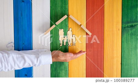 Conceptual image of safety and insurance 100389277