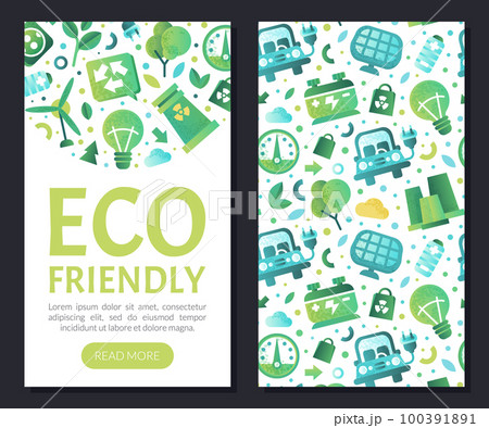 Eco friendly technologies mobile app templates. Environmentally friendly world, clean renewable energy and power industry landing page vector Eco friendly technologies mobile app templates. Environmentally friendly world, clean renewable energy and power industry landing page vector 100391891