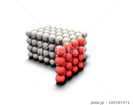 科学実験と抽出を表す抽象的なコンセプト。陽性反応 100395471