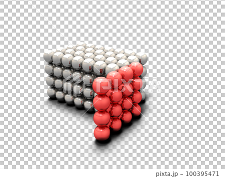 Abstract concept representing scientific experiment and extraction. positive reaction 100395471