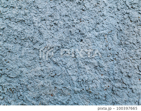 Texture of gray cement exterior wall of a building. 100397665