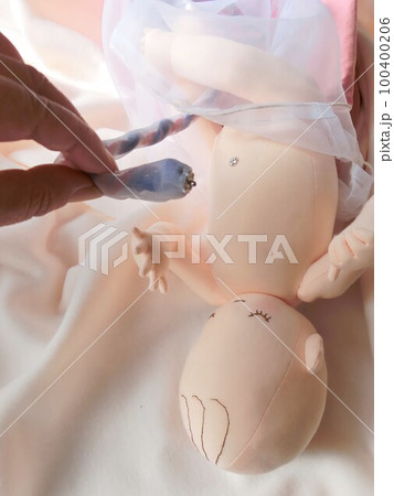 生まれる奇跡 可愛い実物大の胎児人形 生まれる奇跡 可愛い実物大の胎児人形 100400206